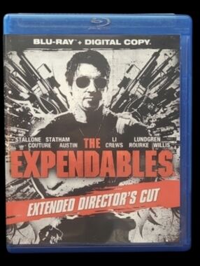 NEW - BLU-RAY DISC "THE EXPENDABLES" EXTENDED DIRECTOR'S CUT